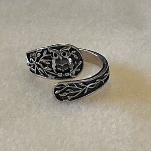 Owl Design Adjustable Ring